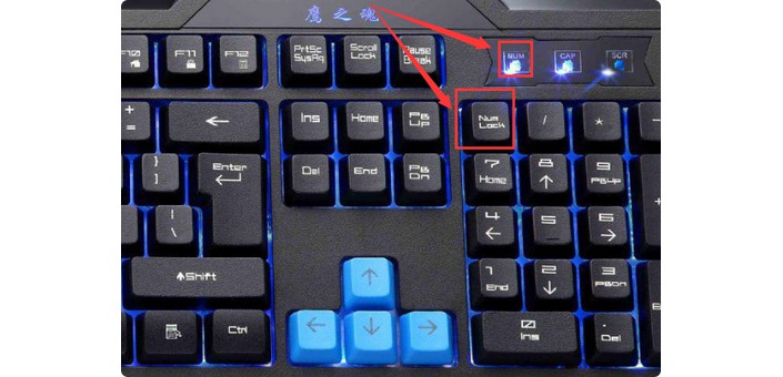 一、鍵盤NumLock指示燈！