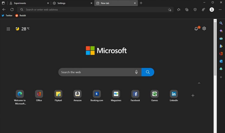 微軟測試Win11 Edge瀏覽器新測試，云母效果標(biāo)題欄